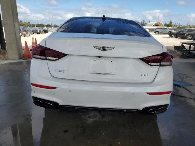 KMHGN4JB8JU222749 - 2018 GENESIS G80 SPORT WHITE photo 6