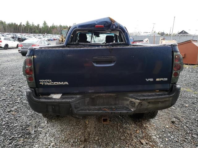 5TEMU52N06Z195649 - 2006 TOYOTA TACOMA DOUBLE CAB LONG BED BLUE photo 6