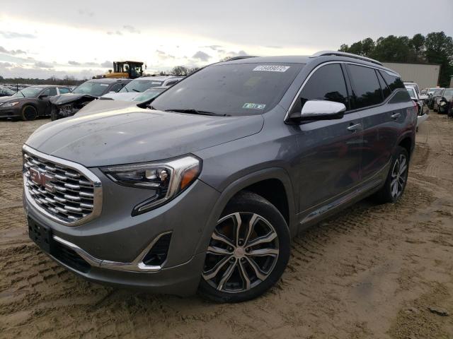 3GKALXEX2KL258492 - 2019 GMC TERRAIN DENALI GRAY photo 1