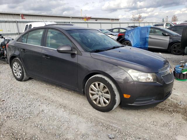 1G1PF5S99B7152240 - 2011 CHEVROLET CRUZE LT GRAY photo 4