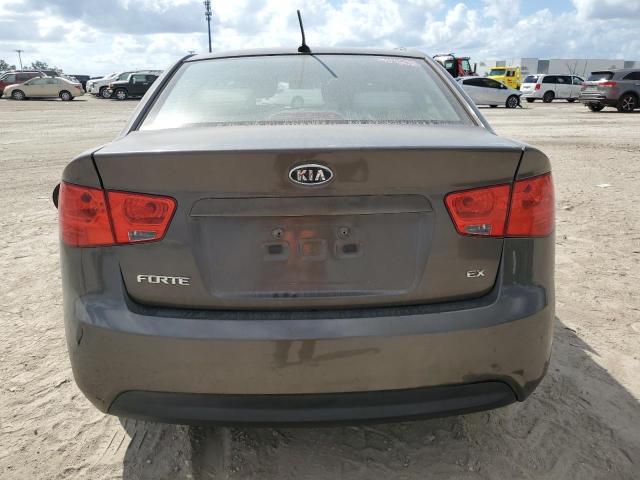 KNAFU4A27C5477163 - 2012 KIA FORTE EX GRAY photo 6