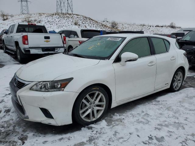 JTHKD5BH3F2211007 - 2015 LEXUS CT 200 WHITE photo 1