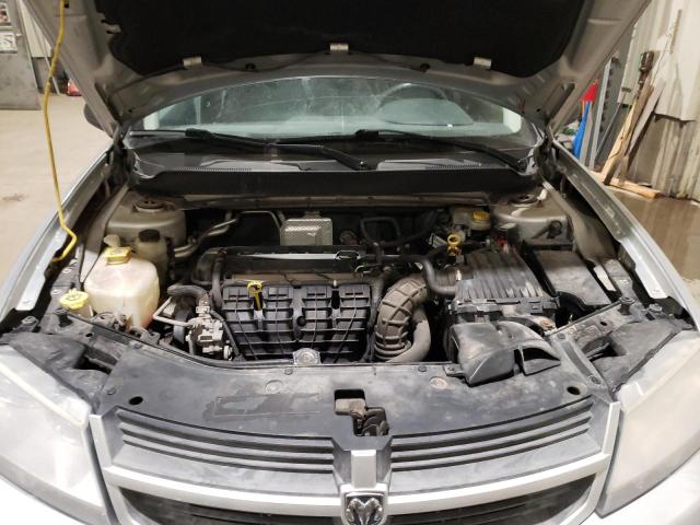 1B3LC46K68N596638 - 2008 DODGE AVENGER SE SILVER photo 11