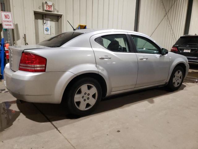 1B3LC46K68N596638 - 2008 DODGE AVENGER SE SILVER photo 3