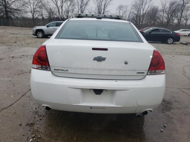 2G1WD5E30E1113188 - 2014 CHEVROLET IMPALA LIM POLICE WHITE photo 6