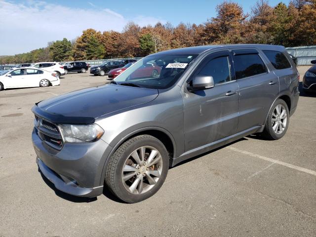 1C4SDJCT4CC309496 - 2012 DODGE DURANGO R/T GRAY photo 1