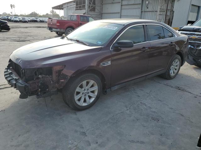 1FAHP2DWXCG130247 - 2012 FORD TAURUS SE MAROON photo 1