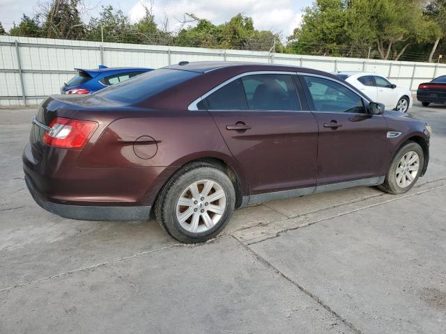 1FAHP2DWXCG130247 - 2012 FORD TAURUS SE MAROON photo 3