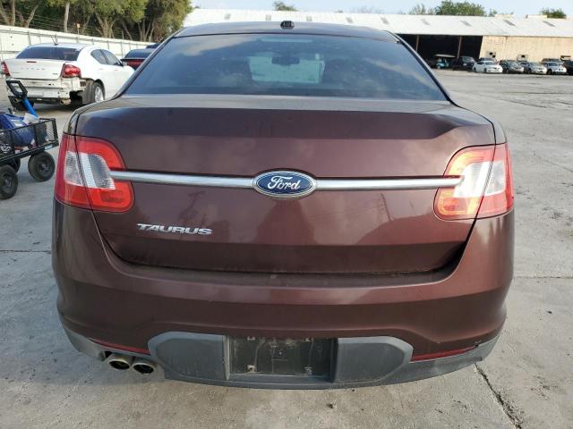 1FAHP2DWXCG130247 - 2012 FORD TAURUS SE MAROON photo 6