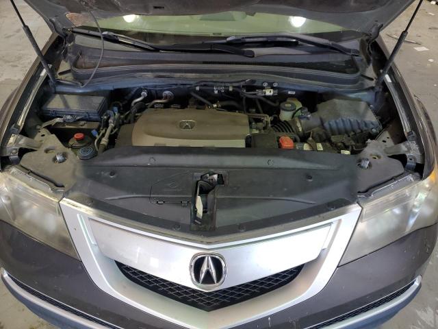 2HNYD2H60BH515424 - 2011 ACURA MDX TECHNOLOGY GRAY photo 12