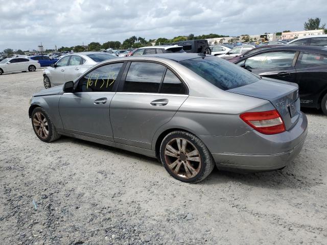 WDDGF54X08F061879 - 2008 MERCEDES-BENZ C 300 SILVER photo 2