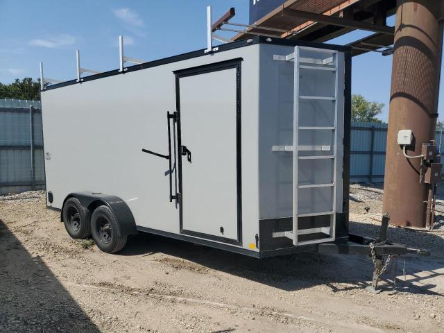 4C9C1EG20PE669308 - 2023 TRAIL KING ENCLOSED ნაცრისფერი ფოტო 1