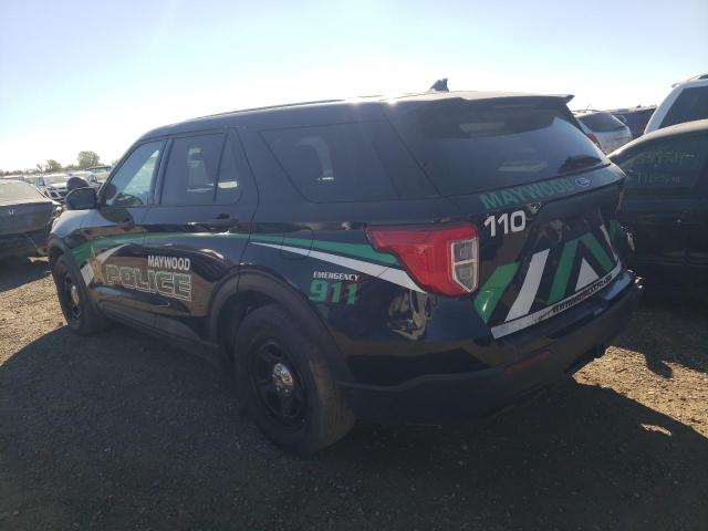 1FM5K8AC3LGB95381 - 2020 FORD EXPLORER POLICE INTERCEPTOR Negro foto 2