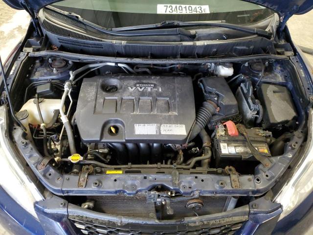 2T1KU40E89C151929 - 2009 TOYOTA COROLLA MA BLUE photo 11