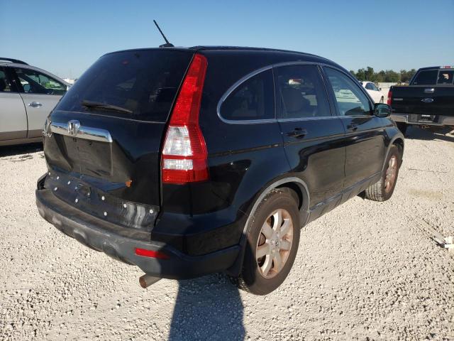 JHLRE38708C019141 - 2008 HONDA CR-V EXL BLACK photo 3