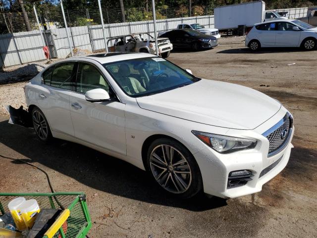 JN1BV7AP5EM670399 - 2014 INFINITI Q50 BASE WHITE photo 4