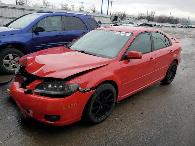 1YVHP84D165M61255 - 2006 MAZDA 6 S RED photo 1