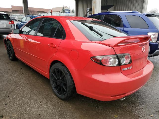 1YVHP84D165M61255 - 2006 MAZDA 6 S RED photo 2