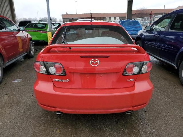 1YVHP84D165M61255 - 2006 MAZDA 6 S RED photo 6