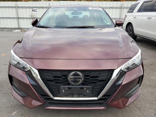 3N1AB8CV8MY253585 - 2021 NISSAN SENTRA SV BURGUNDY photo 5