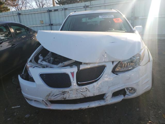 5Y2SL63855Z477045 - 2005 PONTIAC VIBE WHITE photo 5