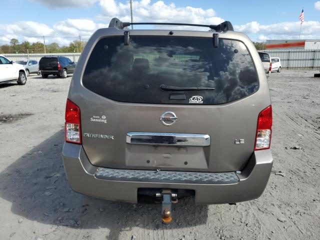 5N1AR18U26C663127 - 2006 NISSAN PATHFINDER LE TAN photo 6