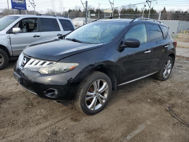 JN8AZ18W59W143761 - 2009 NISSAN MURANO S BLACK photo 1