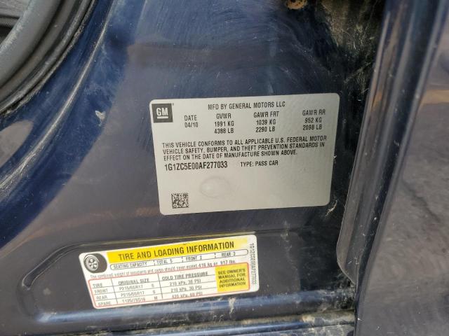 1G1ZC5E00AF277033 - 2010 CHEVROLET MALIBU 1LT 蓝色 照片 13