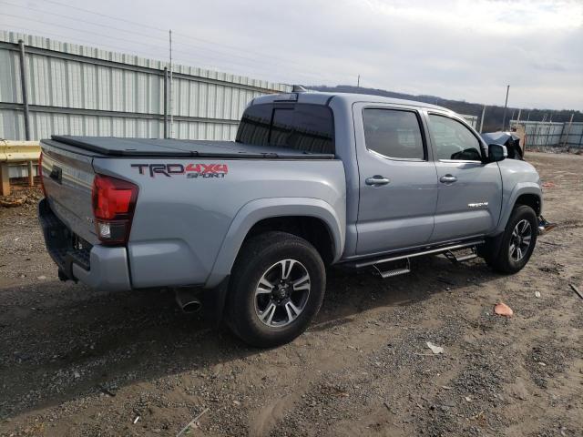 3TMCZ5AN0KM218224 - 2019 TOYOTA TACOMA DOUBLE CAB ნაცრისფერი ფოტო 3