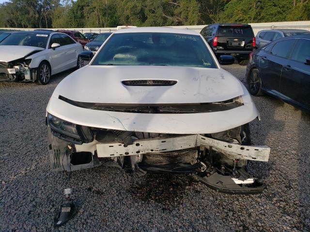 2C3CDXCT1KH570351 - 2019 DODGE CHARGER R/T WHITE photo 5
