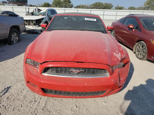 1ZVBP8EMXD5221822 - 2013 FORD MUSTANG RED photo 5