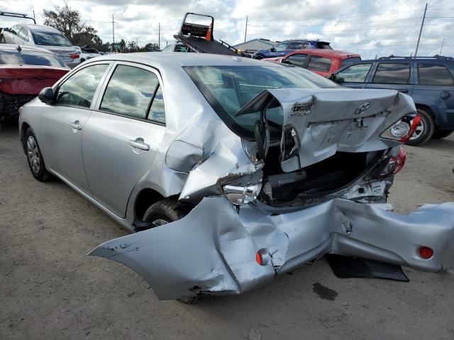 JTDBU4EE9AJ083660 - 2010 TOYOTA COROLLA BASE SILVER photo 2