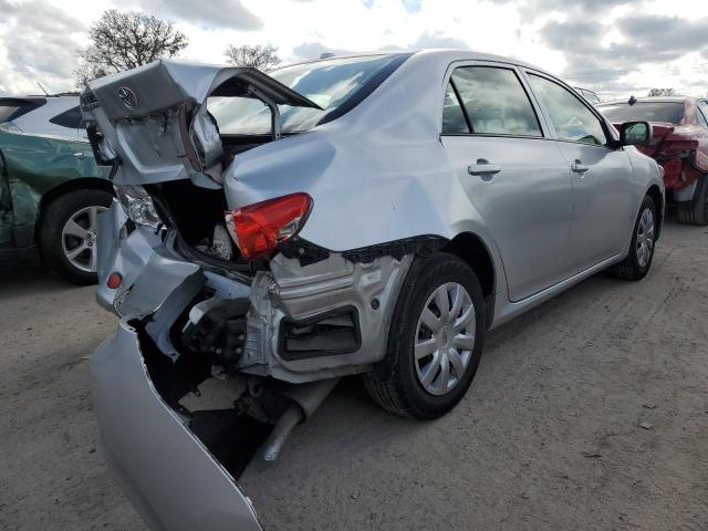 JTDBU4EE9AJ083660 - 2010 TOYOTA COROLLA BASE SILVER photo 3