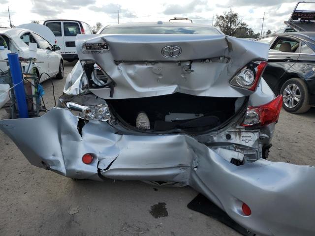 JTDBU4EE9AJ083660 - 2010 TOYOTA COROLLA BASE SILVER photo 6