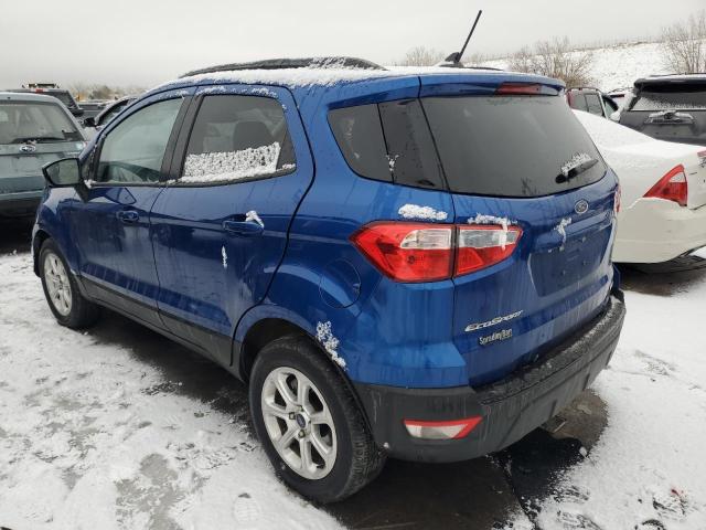 MAJ3S2GE9LC378380 - 2020 FORD ECOSPORT SE BLUE photo 2