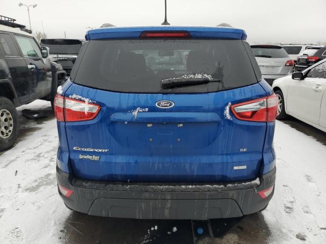 MAJ3S2GE9LC378380 - 2020 FORD ECOSPORT SE BLUE photo 6