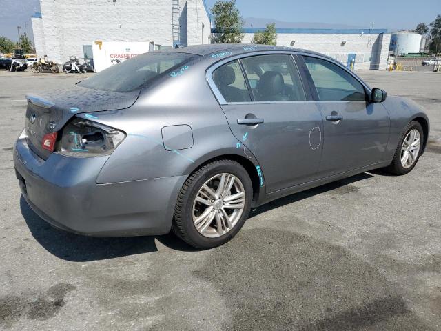 JN1CV6AP2DM304221 - 2013 INFINITI G37 BASE GRAY photo 3