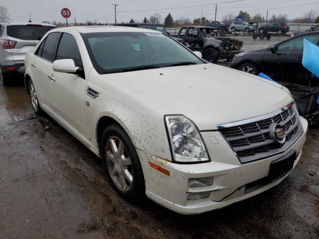 1G6DD67V580198633 - 2008 CADILLAC STS WHITE photo 4