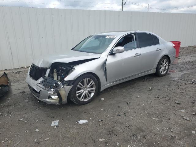 KMHGC46F39U029308 - 2009 HYUNDAI GENESIS 4.6L SILVER photo 1