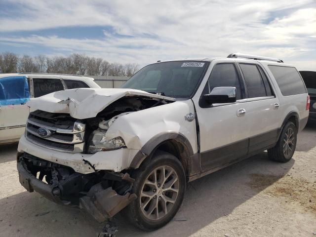 1FMJK1HT6HEA44422 - 2017 FORD EXPEDITION EL XLT WHITE photo 1