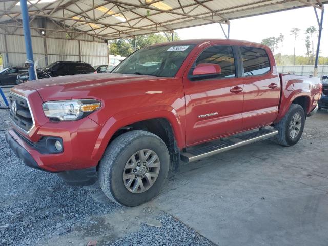 3TMAZ5CN6HM032152 - 2017 TOYOTA TACOMA DOUBLE CAB RED photo 1