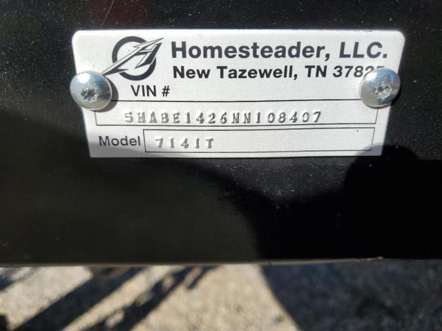 5HABE1426NN108407 - 2022 HOME 14'TRAILER BLACK photo 10