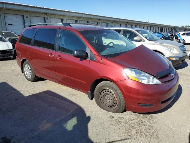 5TDZK23CX7S053539 - 2007 TOYOTA SIENNA CE BURGUNDY photo 4