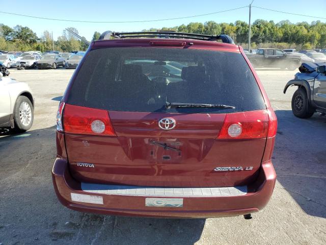 5TDZK23CX7S053539 - 2007 TOYOTA SIENNA CE BURGUNDY photo 6