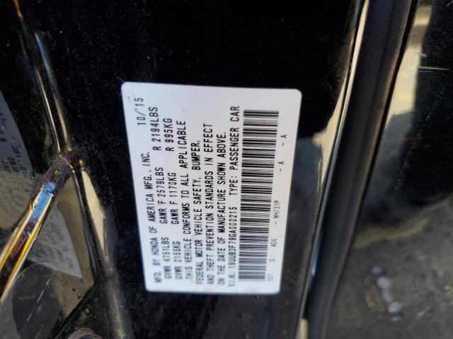 19UUB3F79GA000215 - 2016 ACURA TLX ADVANCE BLACK photo 13
