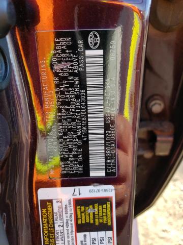 4T1BK1EB7DU043036 - 2013 TOYOTA AVALON BAS 紫色 照片 12