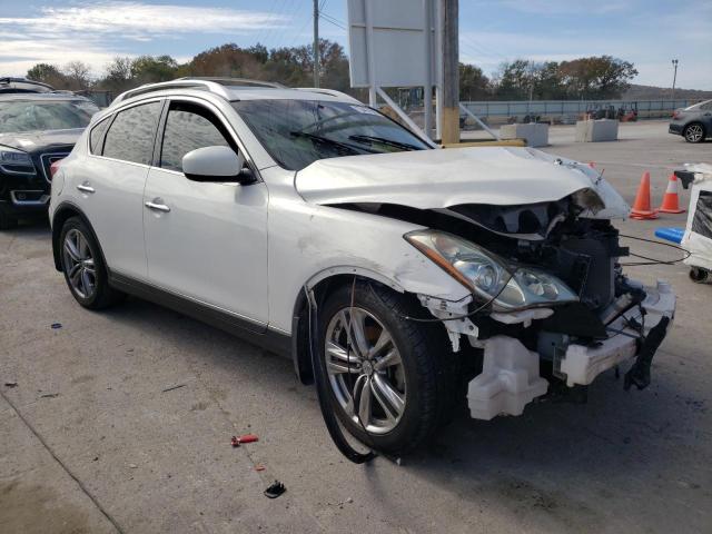 JN1BJ0HP8FM730783 - 2015 INFINITI QX50 WHITE photo 4