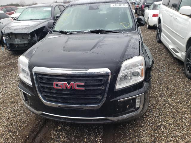 2GKALNEK8H6348610 - 2017 GMC TERRAIN SLE BLACK photo 5