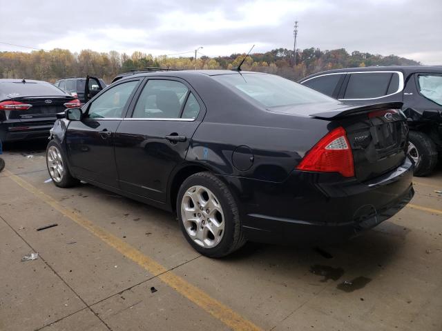 3FAHP0HA0BR317863 - 2011 FORD FUSION SE BLACK photo 2