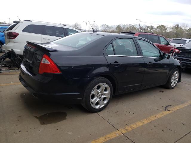 3FAHP0HA0BR317863 - 2011 FORD FUSION SE BLACK photo 3